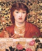 Dante Gabriel Rossetti Regina Cordium (mk28) oil on canvas
